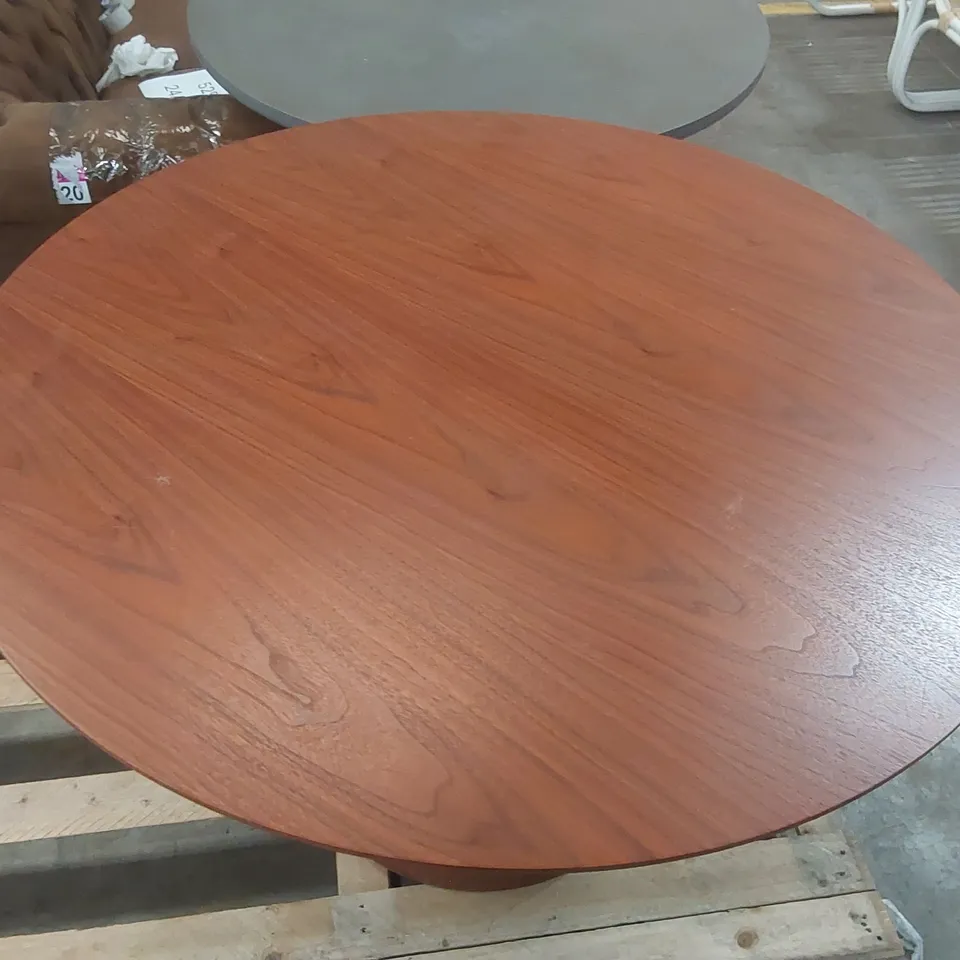 DESIGNER ROUND SOLID WOOD DINING TABLE