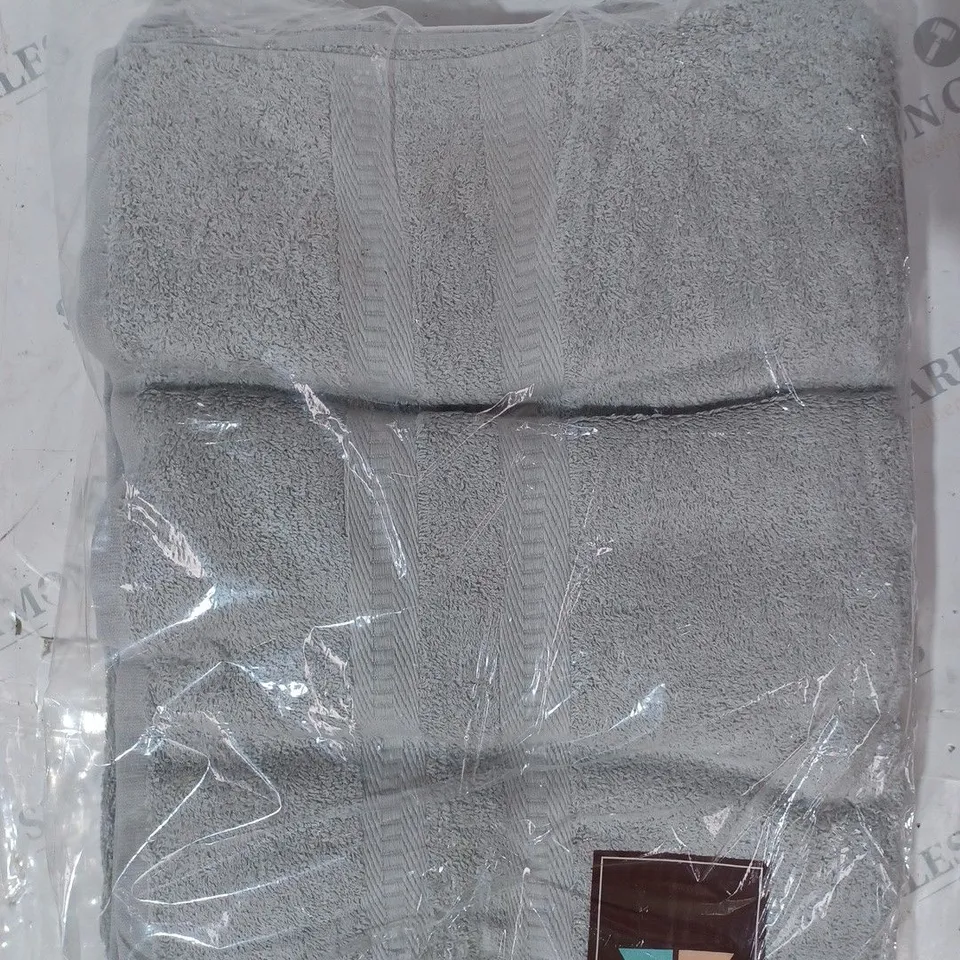 SUPREME EGYPTIAN COTTON TOWEL PAIR IN GREY