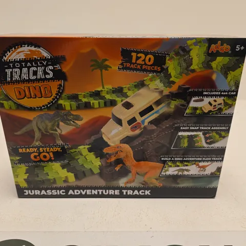 TOTALLY TRACKS DINO JURASSIC ADVENTURE TRACK – 120 TRACK PIECES (INCLUDES 4X4 CAR)