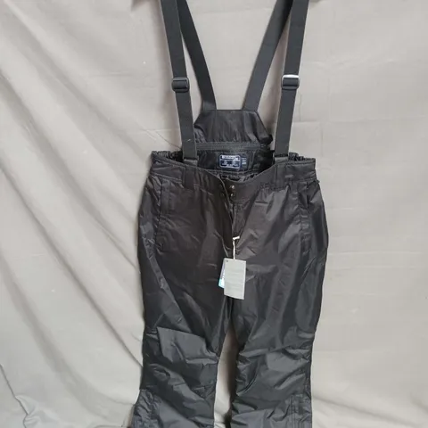 MOUNTAIN WAREHOUSE MOON 2 WOMENS SKI PANT IN BLACK SIZE 12