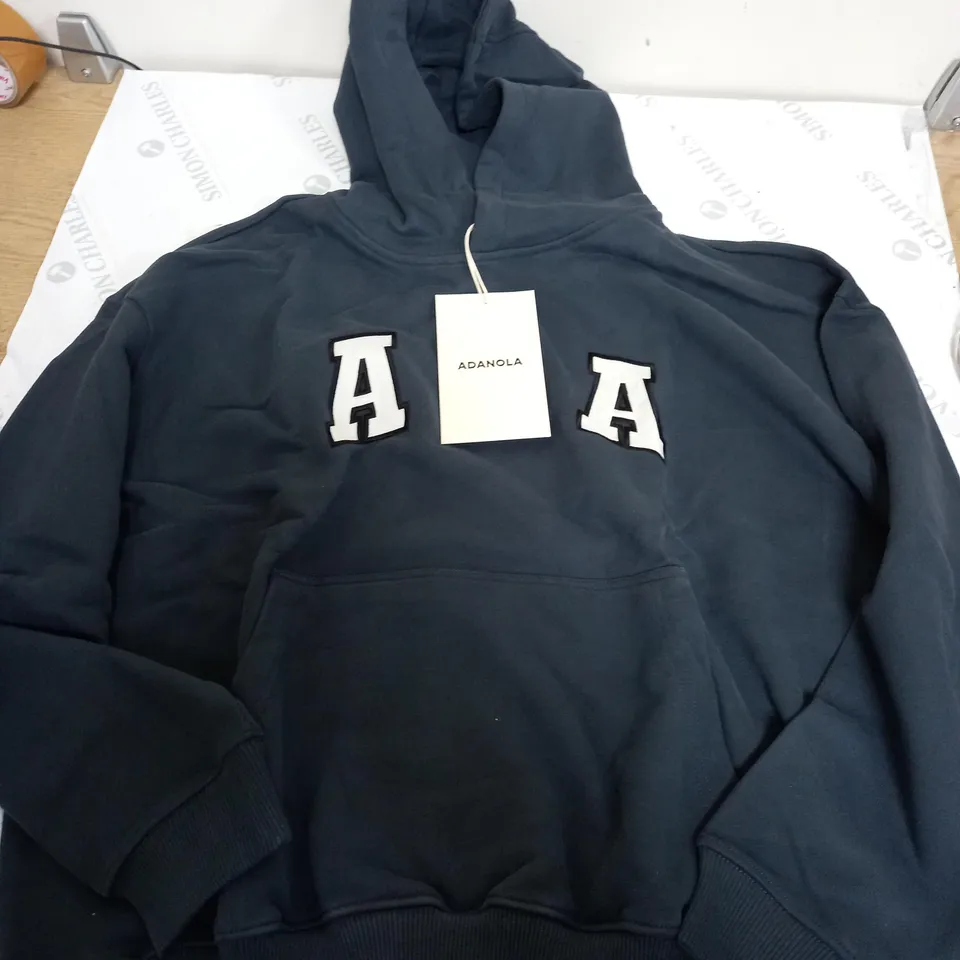 ADANOLA ADA OVERSIZED HOODIE IN MIDNIGHT BLUE - SMALL