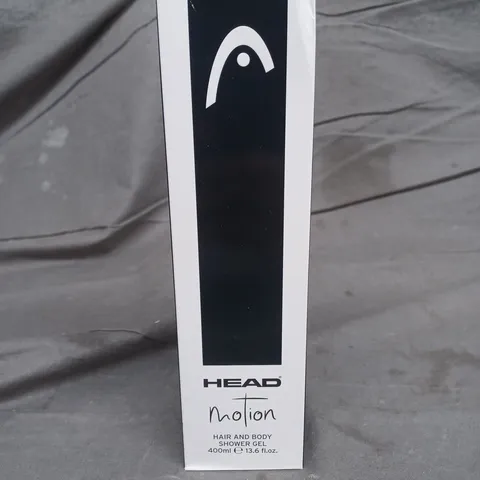 BOX OF APPROXIMATELY 8 HEAD MOTION HAIR AND BODY SHOWER GEL 400ML