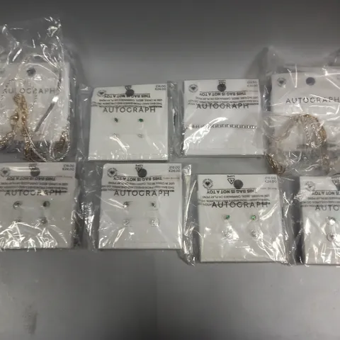 APPROXIMATELY 15 ASSORTED AUTOGRAPH JEWELLERY PRODUCTS IN VARIOUS DESIGNS