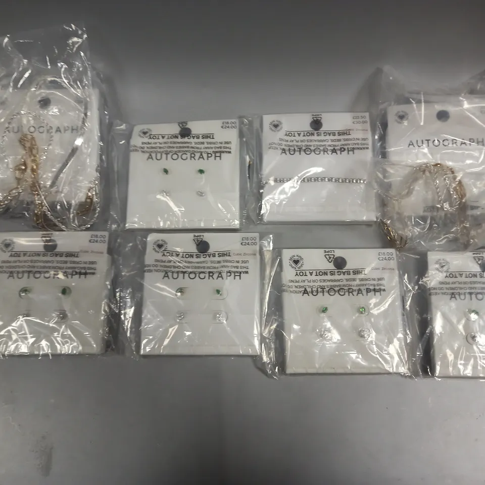APPROXIMATELY 15 ASSORTED AUTOGRAPH JEWELLERY PRODUCTS IN VARIOUS DESIGNS	