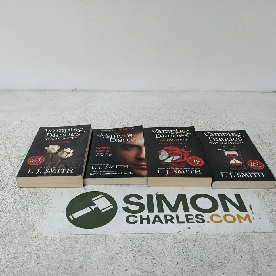 SET OF 4 VAMPIRE DIARIES BOOKS BY LJ SMITH