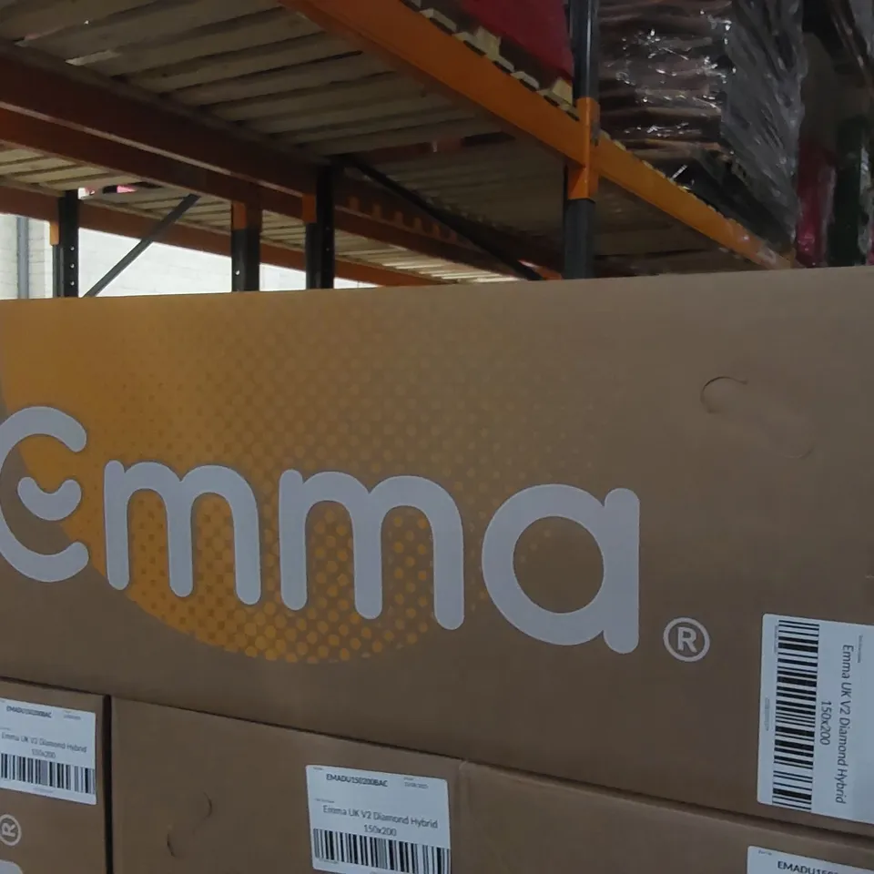 BRAND NEW BOXED EMMA UK V2 DIAMOND HYBRID 150 x 200CM KING SIZE MATTRESS 