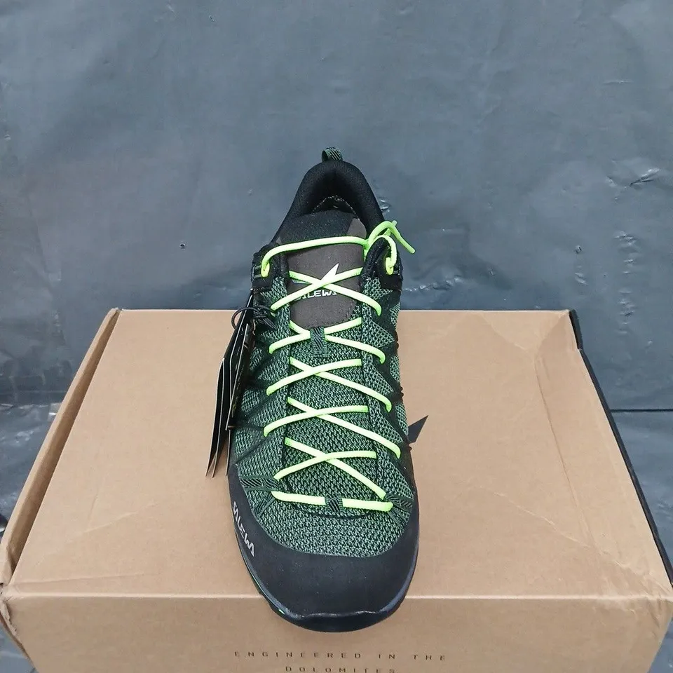 BOXED PAIR OF SALEWA MS MTN TRAINERS - 9.5 