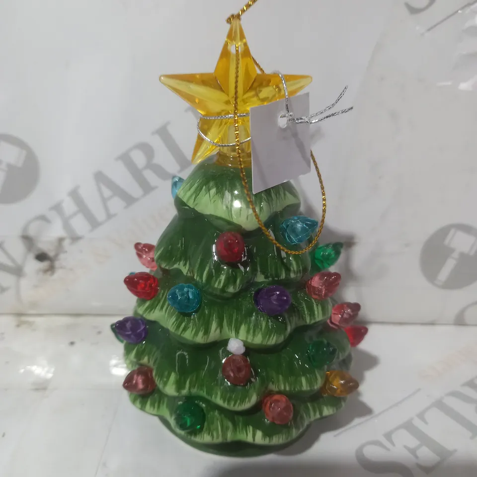 BOXED MR CHRISTMAS SET OF 2 DECORATIVE FESTIVE TREES