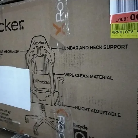 BOXED JUNIOR AGILITY GAMING CHAIR GREEN/BLACK