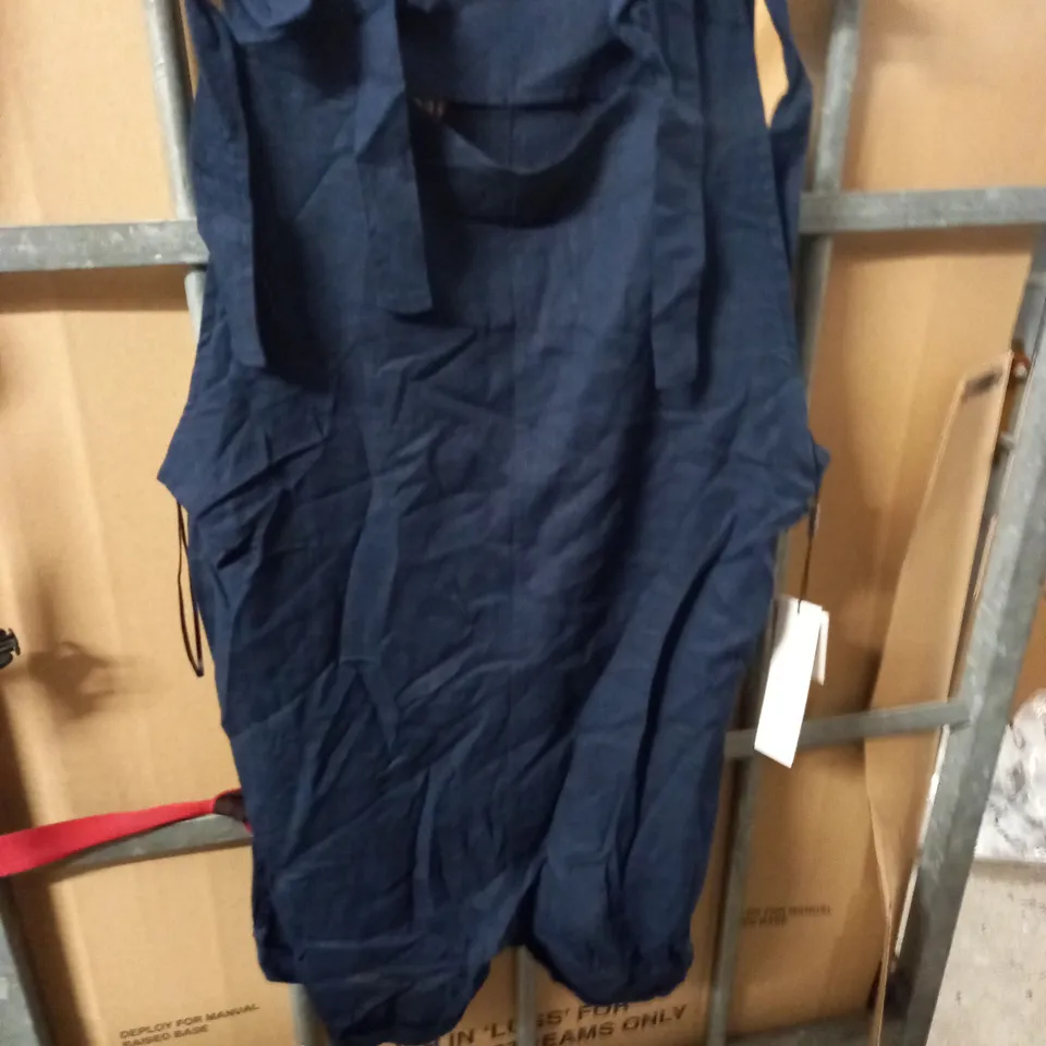ROMAN NAVY SHOULDER TIE PLAYSUIT - 16