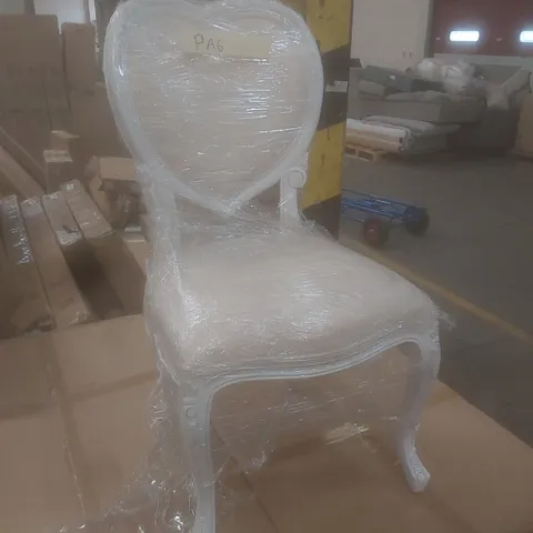 HOMES DIRECT 365 PARIS ANTIQUE FRENCH STYLE CHAIR - CREAM