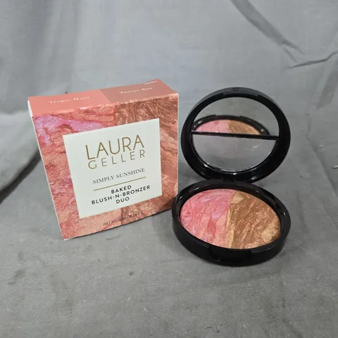 BOXED LAURA GELLER SIMPLY SUNSHINE BAKED BLUSH-N-BRONZER DUO (8.5G)