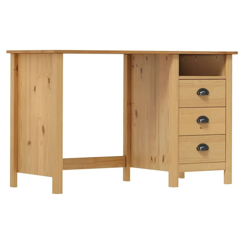 BOXED MICHAELIS DESK HILL WITH 3 DRAWERS