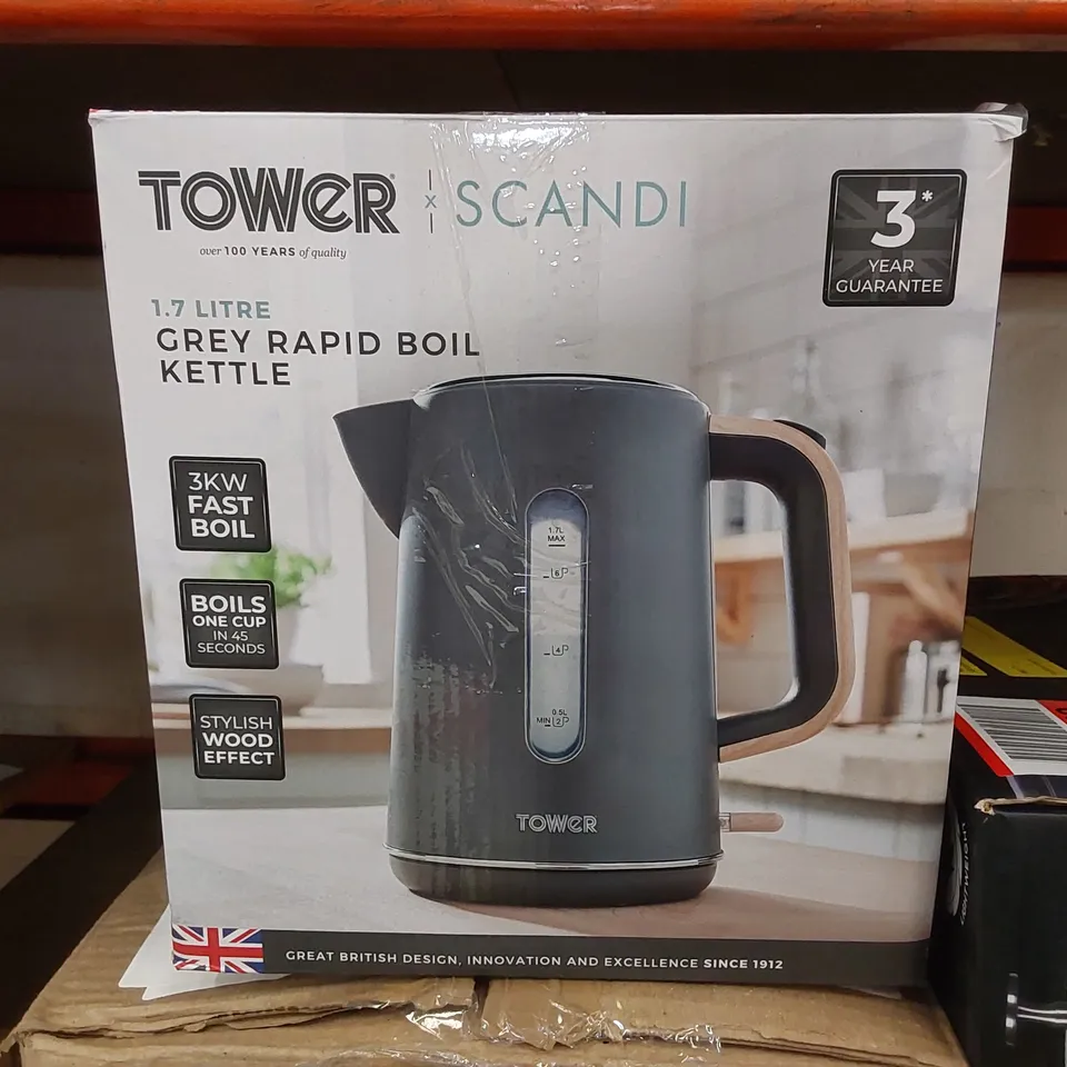 BOXED TOWER SCANDI RAPID BOIL KETTLE 1.7L