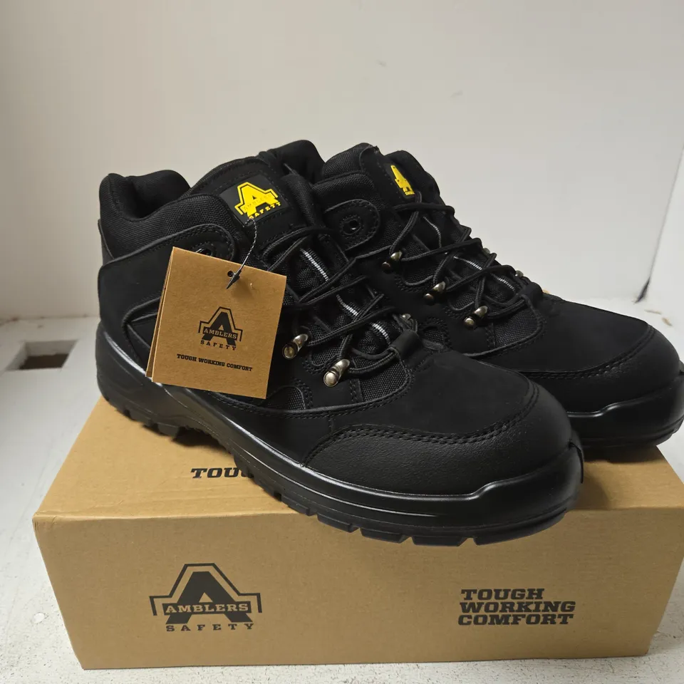 AMBLERS SAFETY FS151 SAFETY BOOTS – BLACK, UK 11 