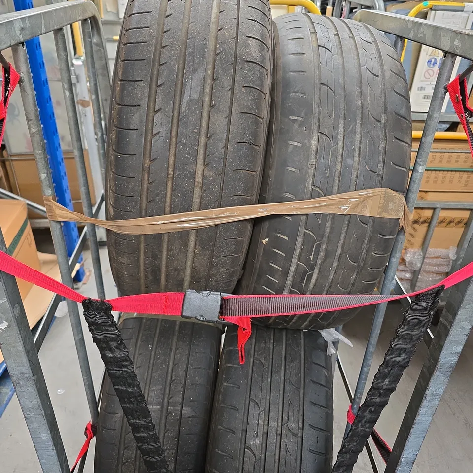 SET OF 18" FORD TRANSIT CUSTOM ALLOY WHEELS AND TYRES 