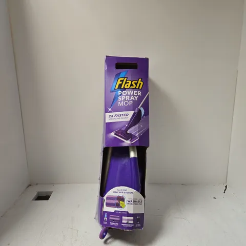 FLASH POWER SPRAY MOP SYSTEM β BOXED (PURPLE PACKAGING)