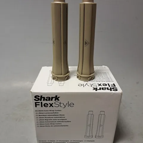 BOXED SHARK AUTO-WRAP CURLERS 25MM IN STONE