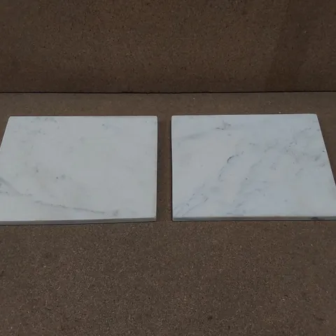 PAIR OF REAL MARBLE PLACEMATS 