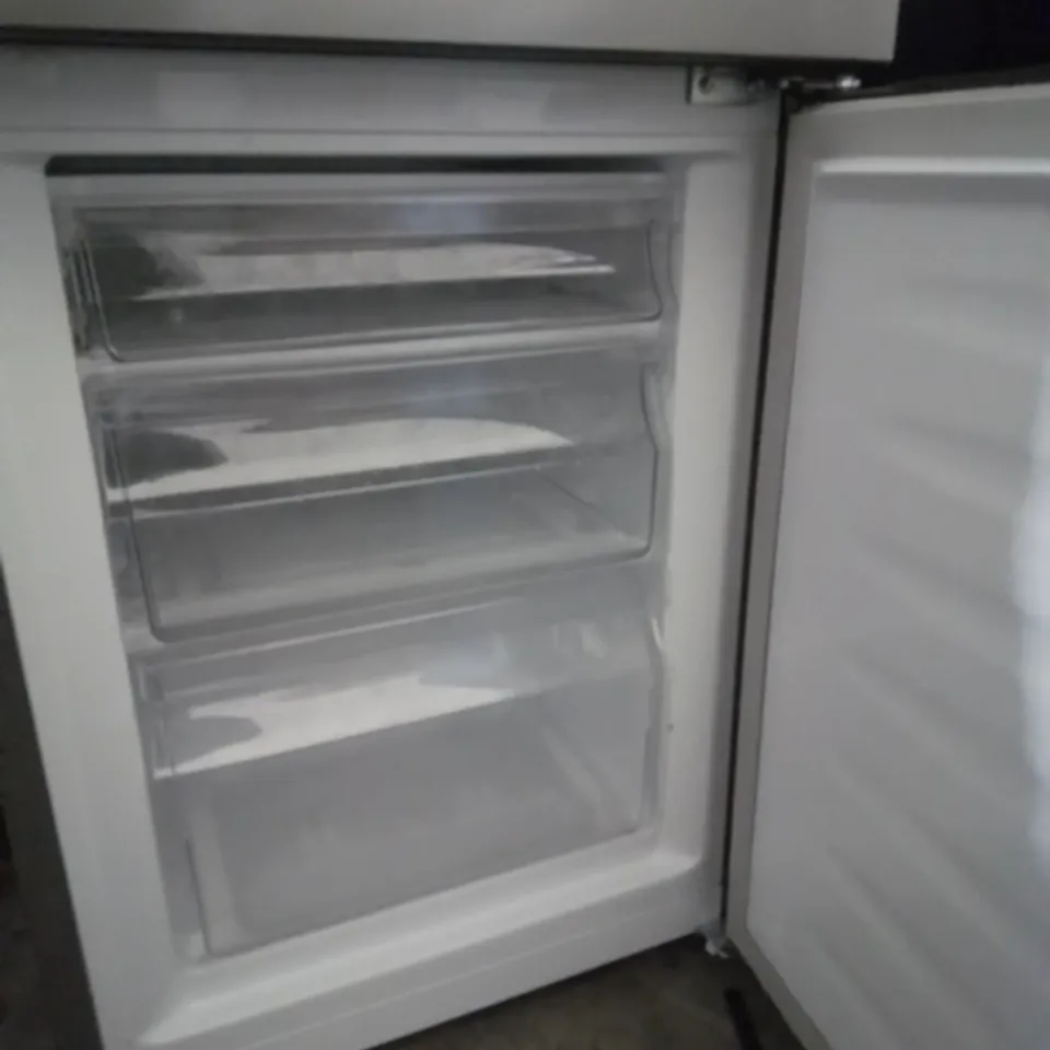 FRIDGEMASTER MC50165ES, 50cm FREESTANDING 60/40 FRIDGE FREEZER - SILVER 