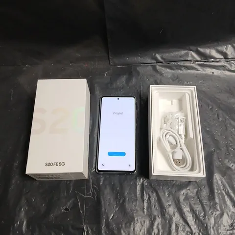 SAMSUNG GALAXY S20 FE 5G SMARTPHONE – CLOUD WHITE, 128GB – BOXED
