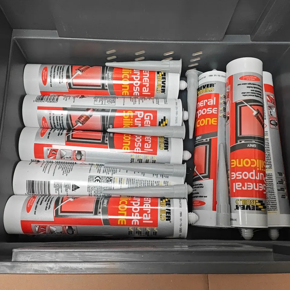 LOT OF 12 EVER BUILD GENERAL PURPOSE SILICONE