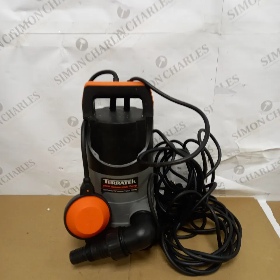 TERRATEK PRO 400W SUBMERSIBLE WATER PUMP