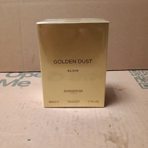 BOXED AND SEALED SUNNAMUSK GOLDEN DUST ELIXIR 50ML EAU DE PARFUM