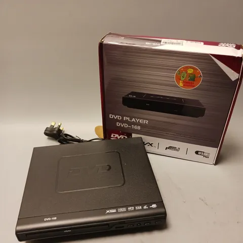 BOXED DVD-168 DVD PLAYER