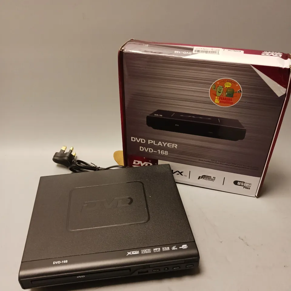 BOXED DVD-168 DVD PLAYER 
