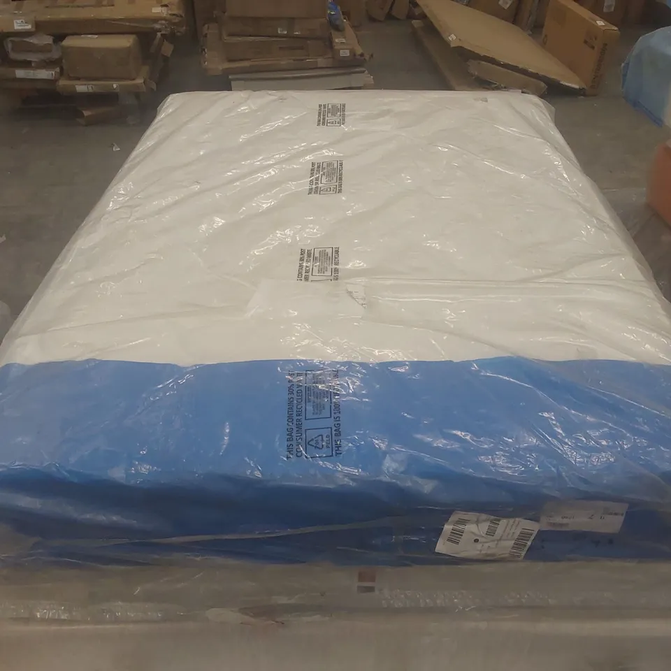 QUALITY BAGGED DOUBLE 135CM AIRSPRUNG MEMORY FOAM COMFORT MATTRESS