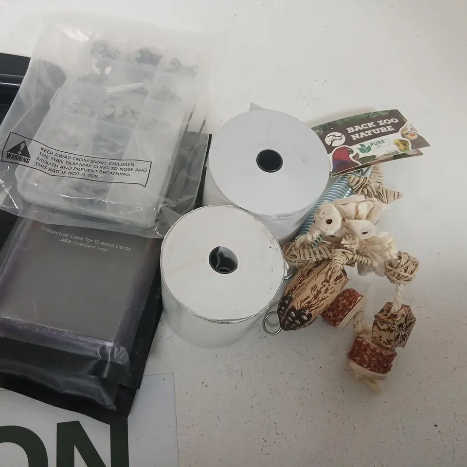 ASSORTED HOUSEHOLD PRODUCTS TO INCLUDE; CRAFTS & HOBBY LOT: ULTRAFRAME FLANGE EXTENDERS, STAPLER SET, CARD PROTECTIVE CASES & ACCESSORIES