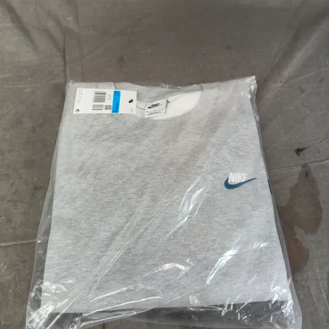 BAGGED NIKE LOGO CASUAL JUMPER - SIZE M