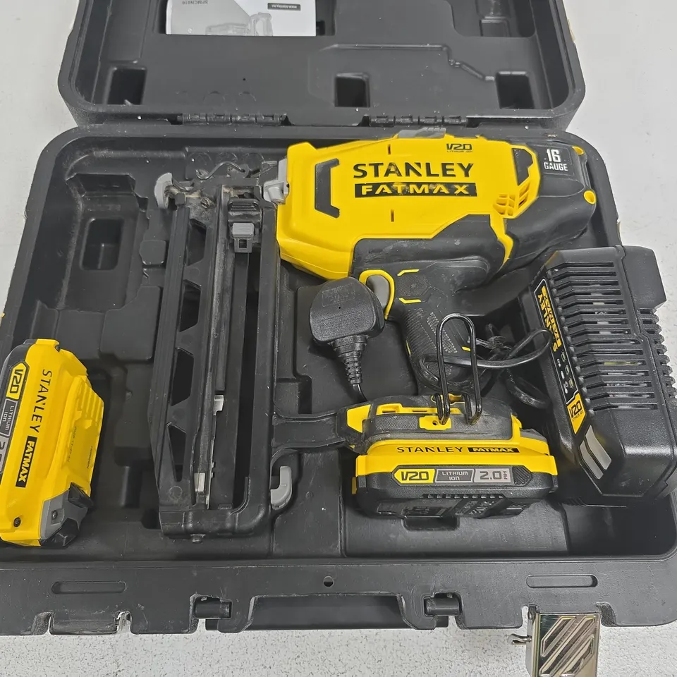 stanley fatmax 18v 16-gauge finishing nailer - collection only