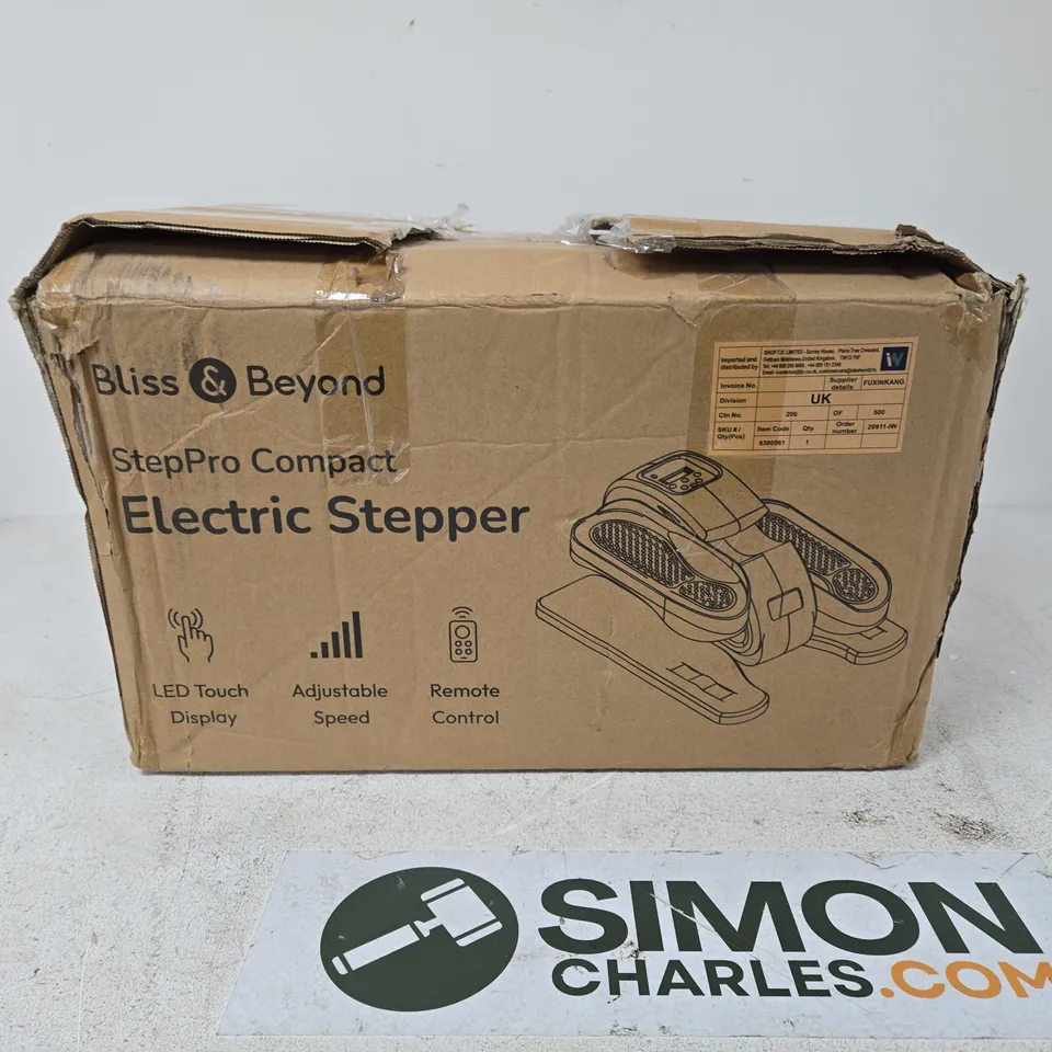 BLISS & BEYOND STEPPRO COMPACT ELECTRIC STEPPER – BOXED