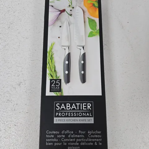 SABATIER PROFESSIONAL 2-PIECE KITCHEN KNIFE SET – BOXED