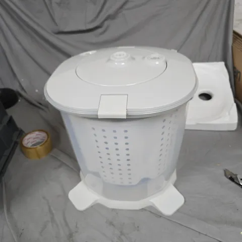 PORTABLE LAUNDRY WASHER – COMPACT WHITE APPLIANCE