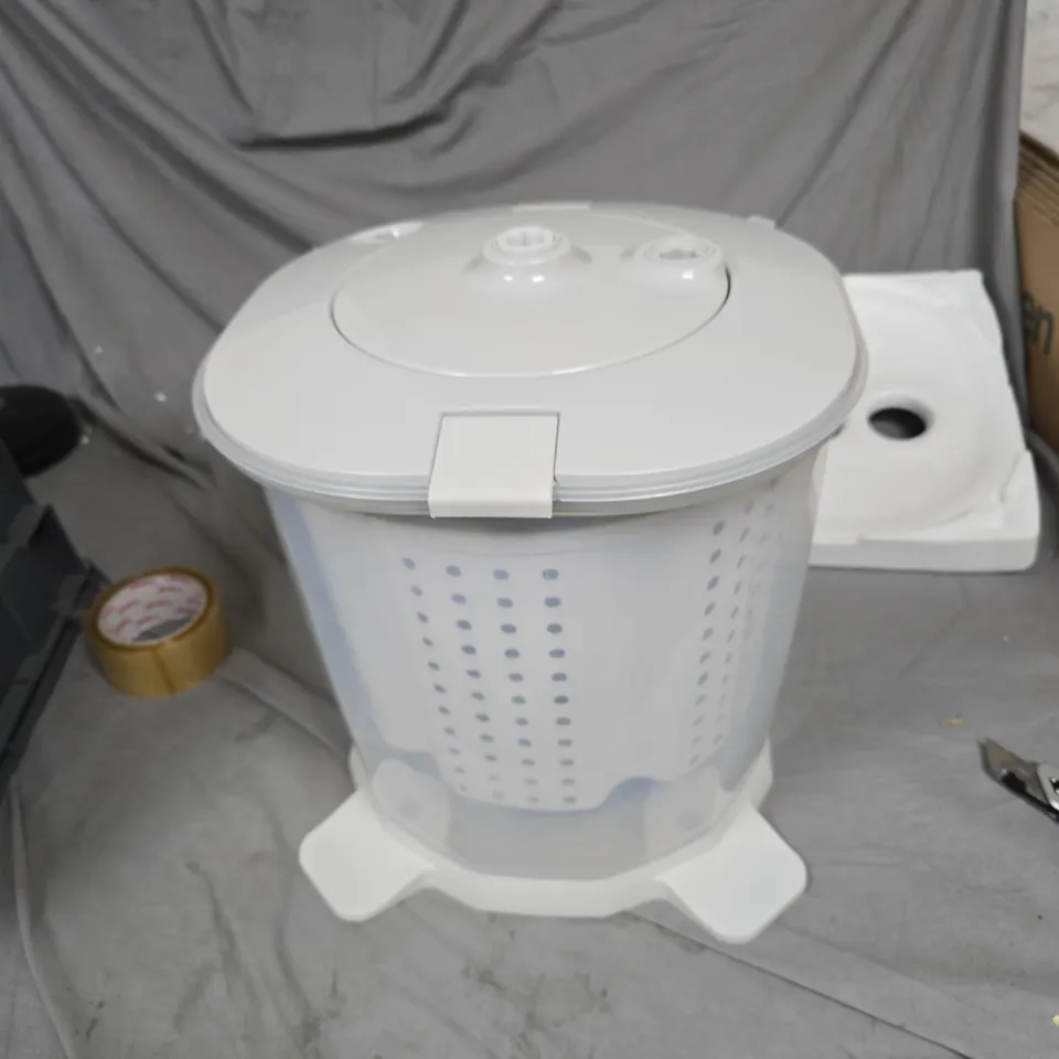 PORTABLE LAUNDRY WASHER – COMPACT WHITE APPLIANCE