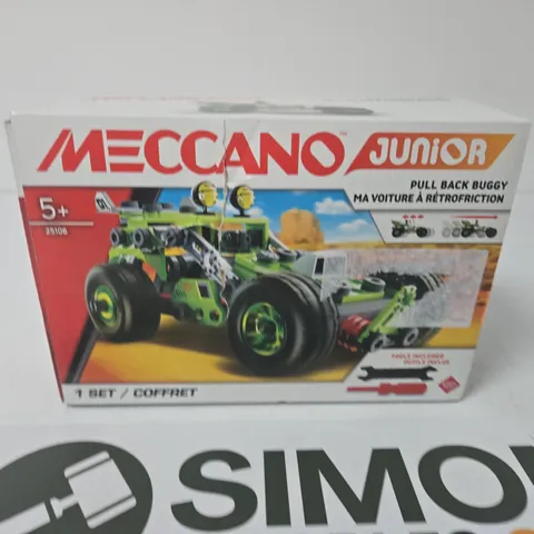 MECCANO JUNIOR PULL BACK BUGGY – BOXED CONSTRUCTION SET