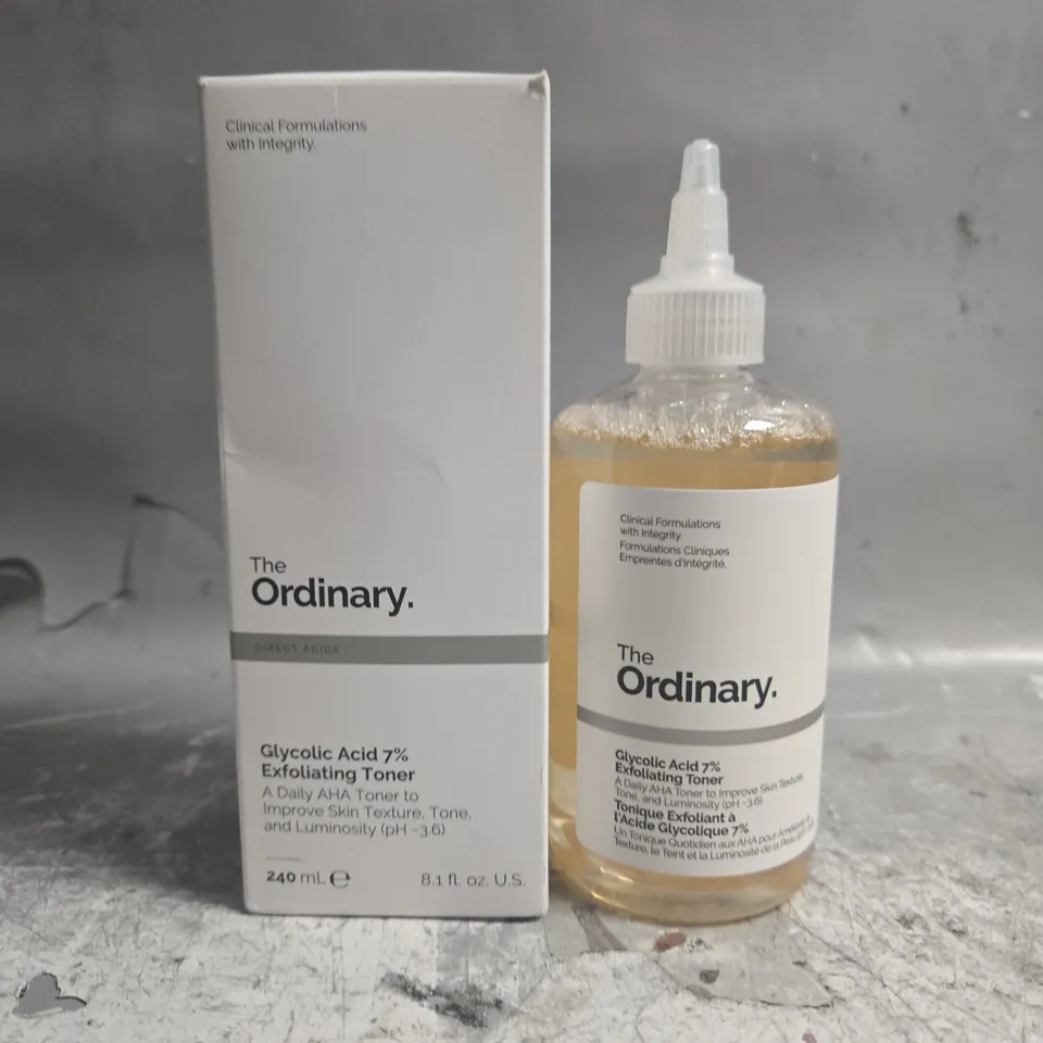 THE ORDINARY GLYCOLIC ACID 7% EXFOLIATING TONER 240ML