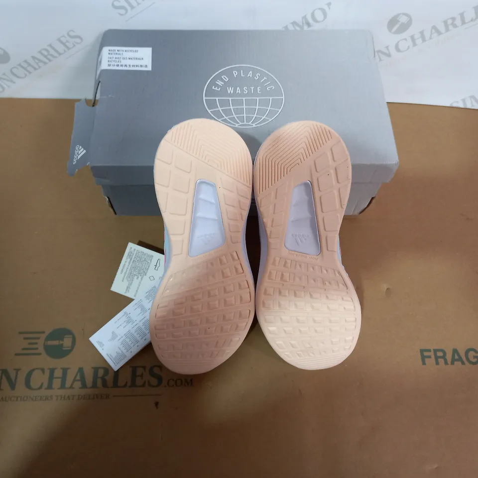 BOXED PAIR OF ADIDAS TRAINERS SIZE 13K