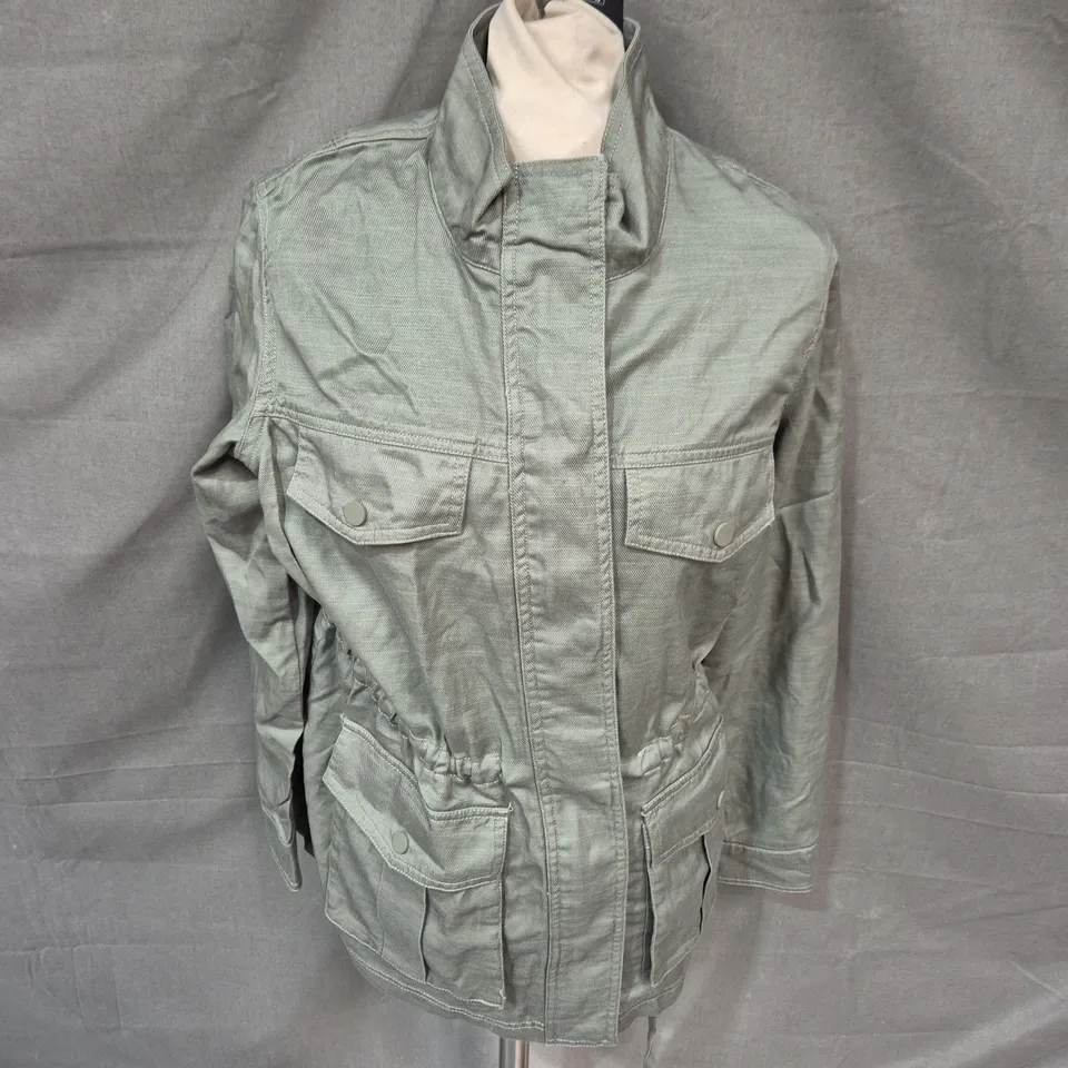 ANTHOLOGY WOMEN'S KHAKI PARKA JACKET – UK 10