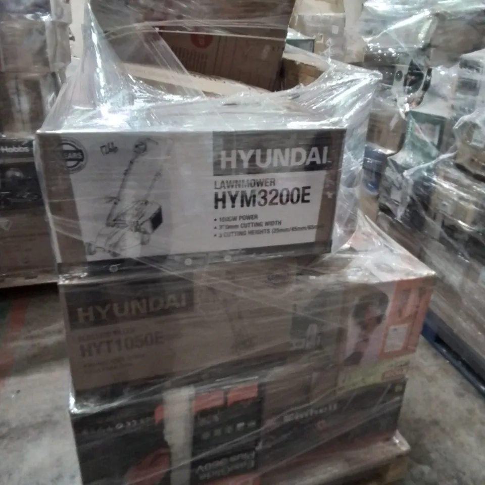 PALLET OF APPROXIMATELY 23 UNPROCESSED RAW RETURN HOUSEHOLD AND ELECTRICAL GOODS TO INCLUDE;