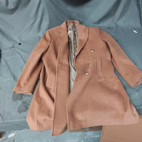FRENCH EYE BROWN WOOL COAT β LANGUAGE OF LUXURY