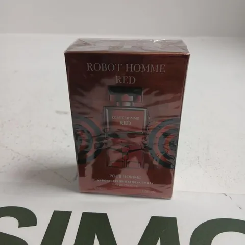 BOXED AND SEALED ROBOT HOMME RED POUR HOMME EAU DE TOILETTE 30ML