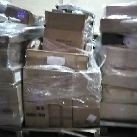 PALLET OF ASSORTED PRODUCTS AND HOUSEHOLD GOODS TO INCLUDE;SHOE RACK,PENDENT LIGHT,BIKE CHAIN