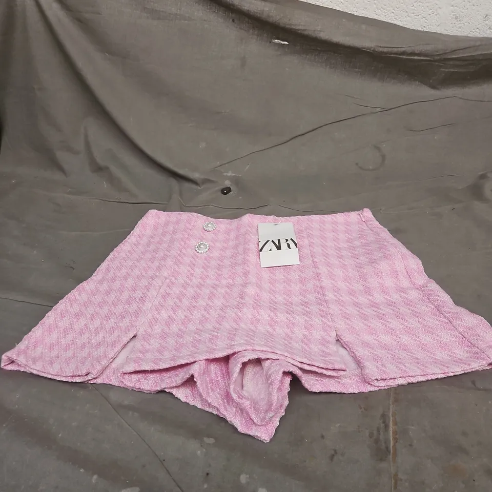 ZARA PINK KNIT SKIRT – SIZE M