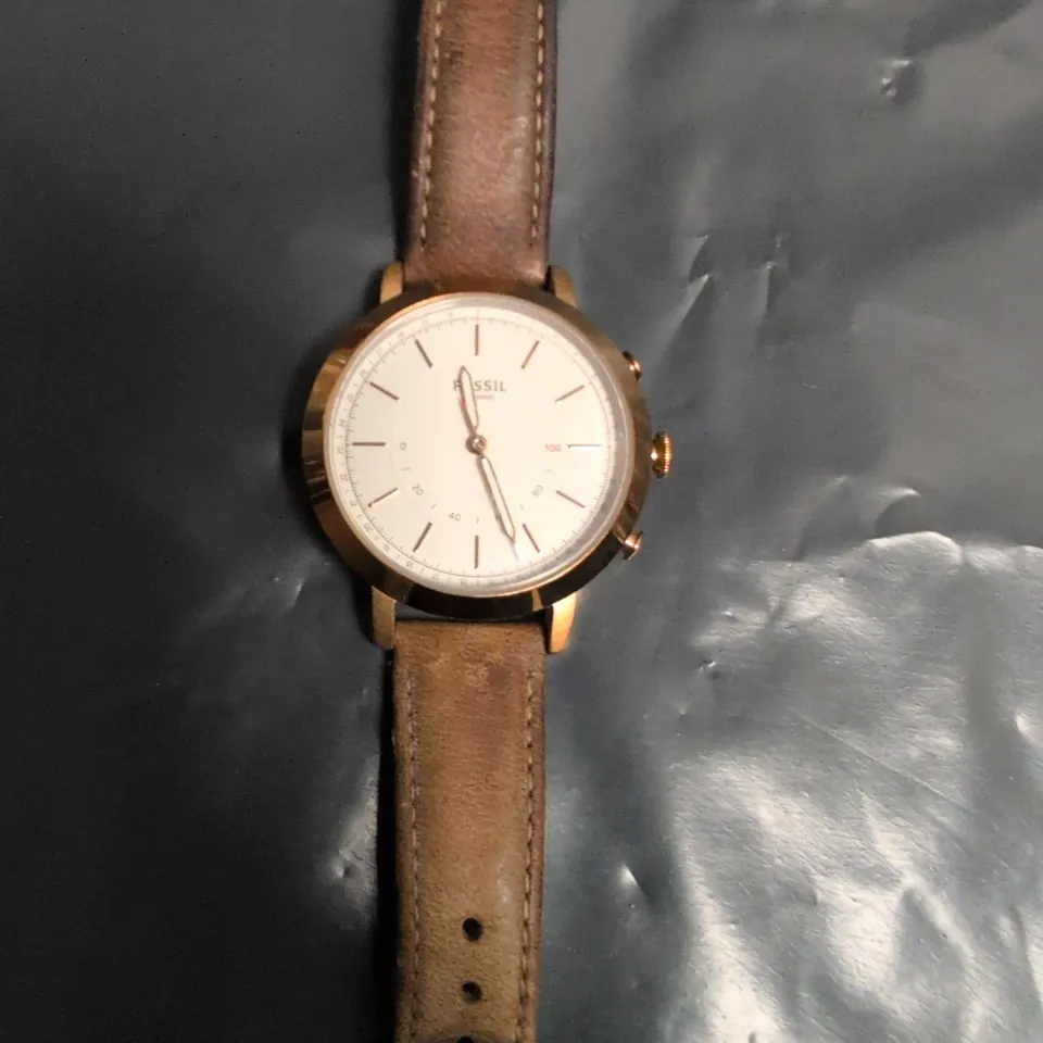 Fossil Leather Strap Watch