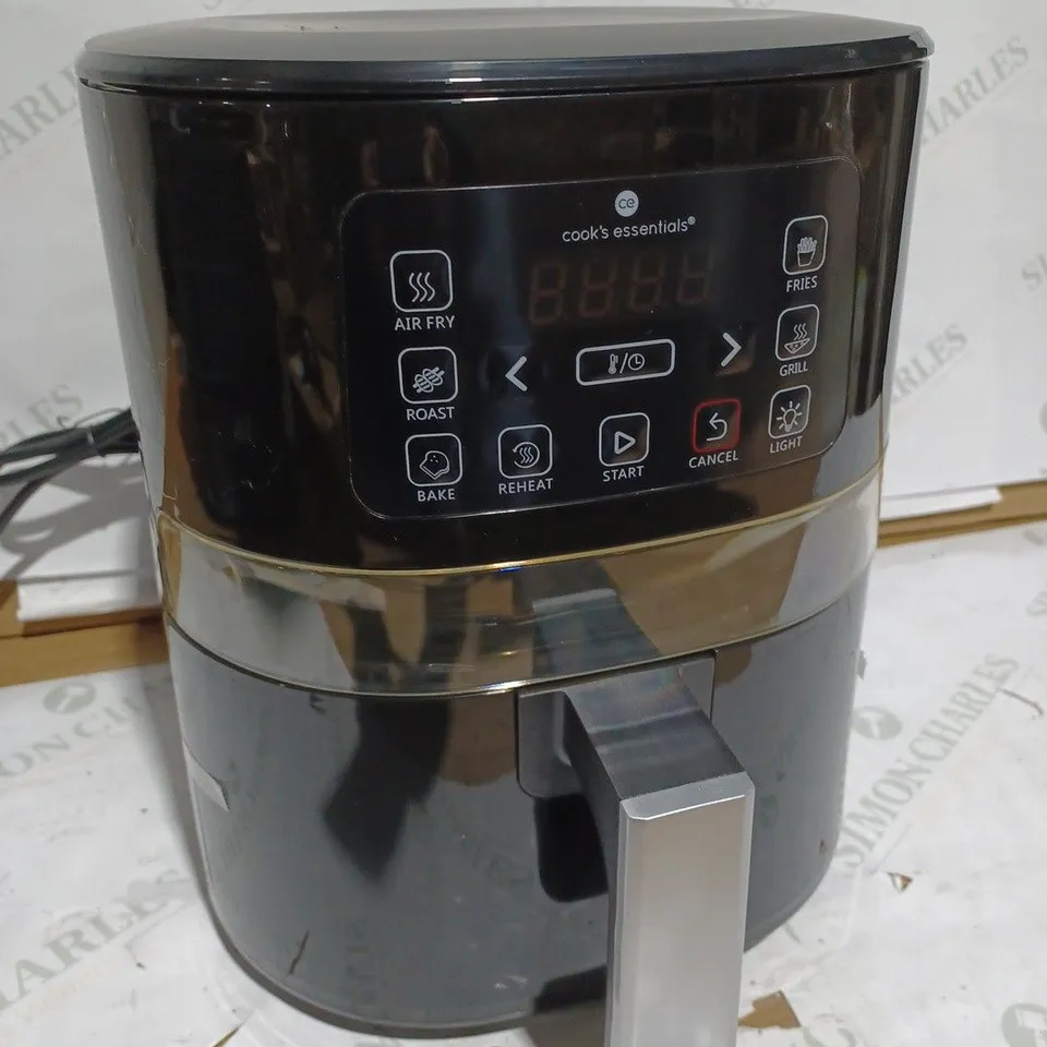COOK'S ESSENTIALS 4.0L AIR FRYER - BLACK
