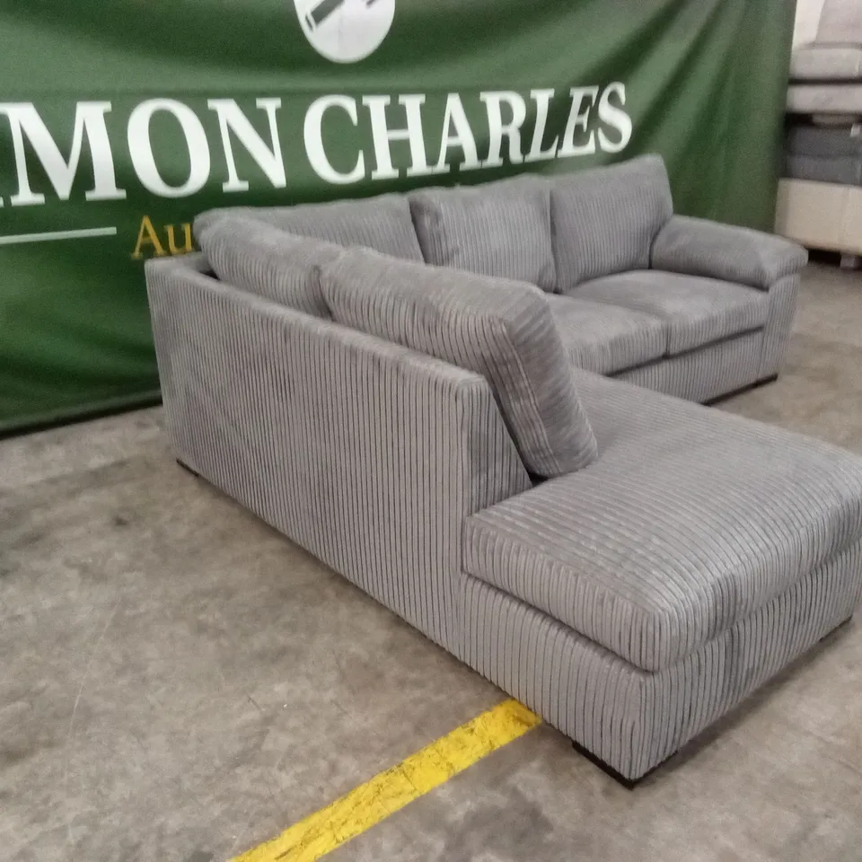 AMALFI STANDARD BACK FABRIC LEFT HAND CORNER CHAISE SOFA RRP £949